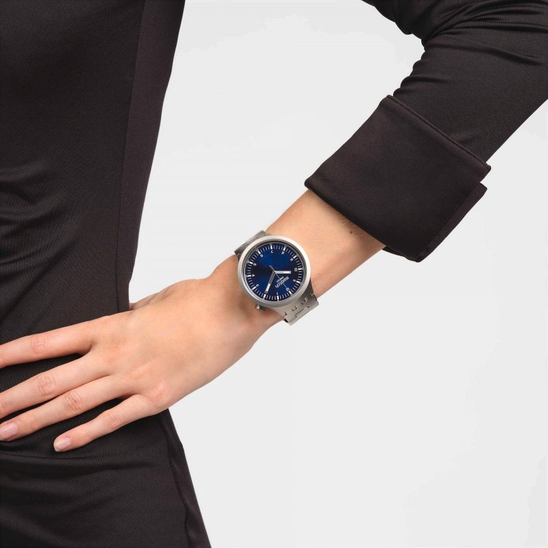 Swatch - Indigo Hour - Quadrante Blu - Acciaio