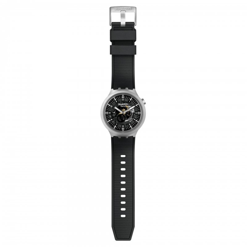 Swatch - Dark Irony - Orologio Oversize - Nero