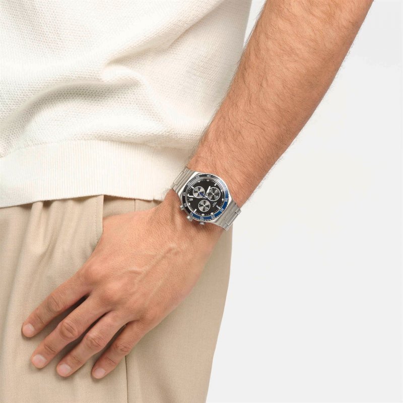 Swatch - Dark Blue Irony - Acciaio Inox - Elegante