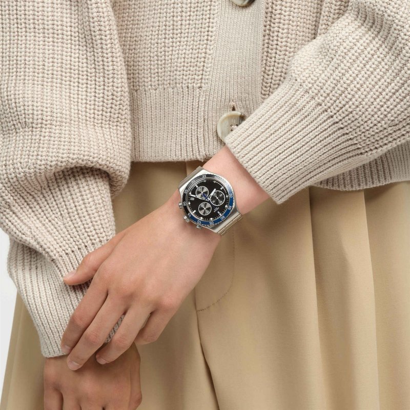 Swatch - Dark Blue Irony - Acciaio Inox - Elegante