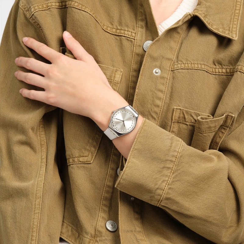 Swatch - Bright Blaze - Pelle Bianca - Elegante
