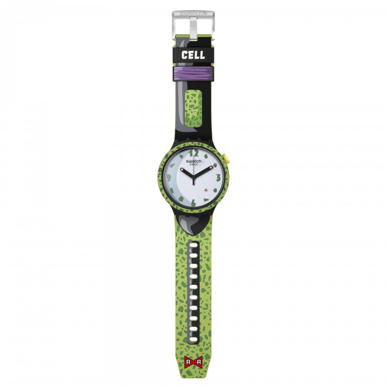 Swatch - Cell X - Big Bold - Nero - Verde