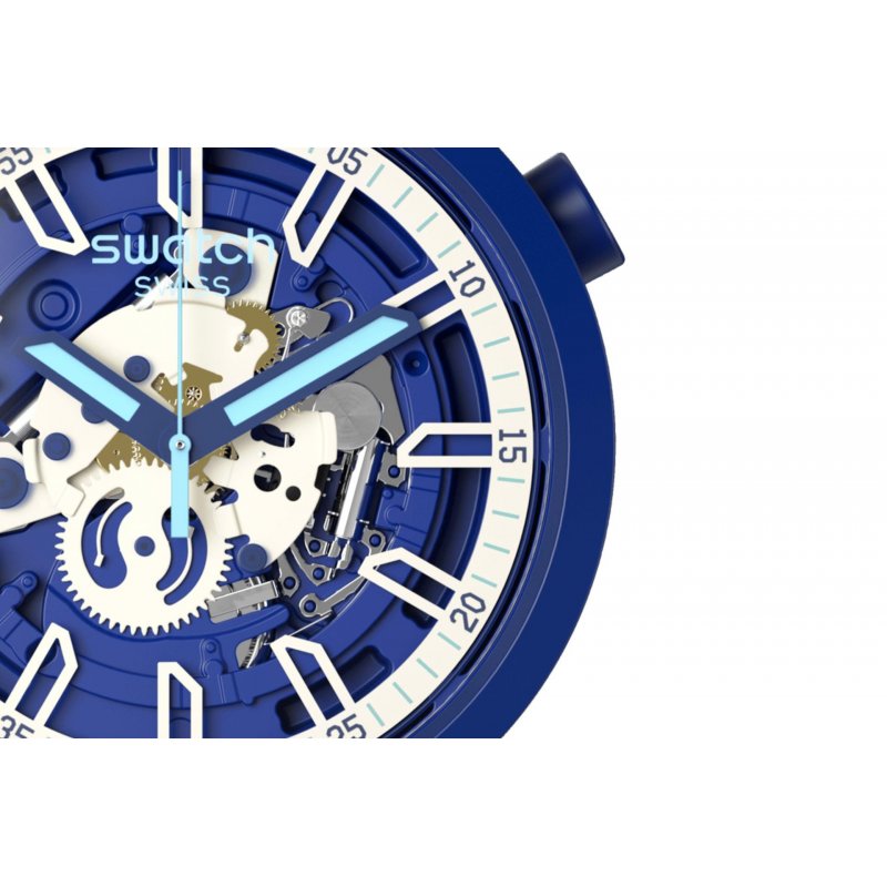 Swatch - Iswatch Blue - Orologio Big Bold - Blu