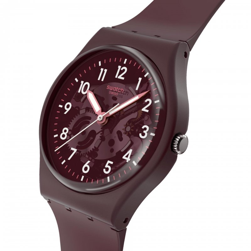 Swatch - Thru The Crown Glass - Bordeaux - Quarzo