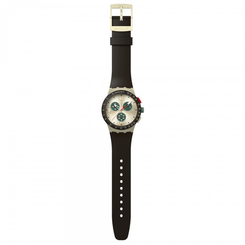Swatch - Obsidian Ink - Cronografo - Silicone