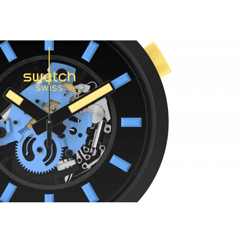 Swatch - Travel By Day - Orologio Big Bold - Nero