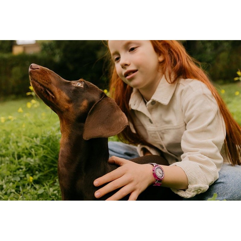 Flik Flak - Woof Woof Time - Orologio Bambini - Rosa