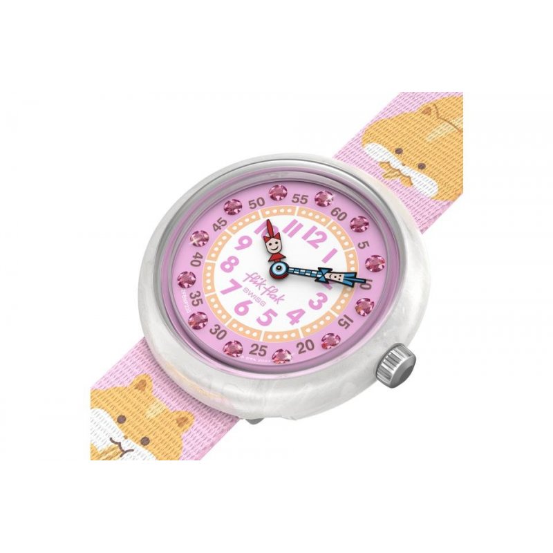 Flik Flak - Cuddly Hamster - Orologio Bambini - Rosa