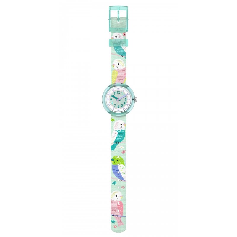 Flik Flak - Happy Budgies - Orologio Bambini - Verde