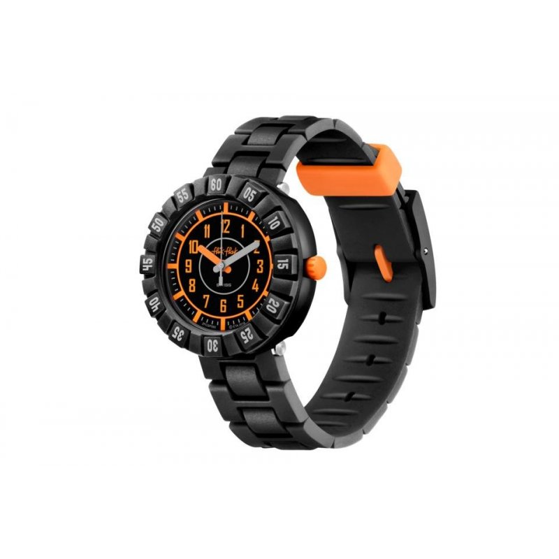 Flik Flak - Catch U - Orologio Nero - Silicone