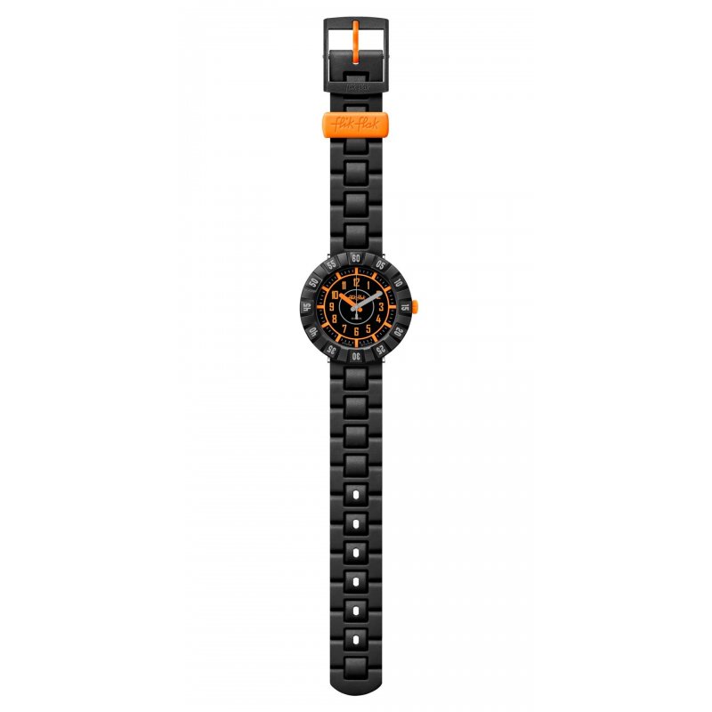 Flik Flak - Catch U - Orologio Nero - Silicone
