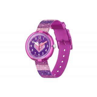 Flik Flak - Stripy Glitter - Orologio Bambini - Rosa