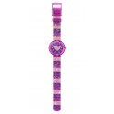 Flik Flak - Stripy Glitter - Orologio Bambini - Rosa