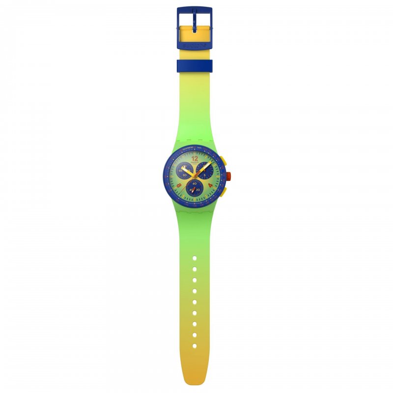 Swatch - Flowing Freshly - Quadrante Giallo E Verde