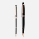 Montblanc - Roller Meisterstück - Resina Nera - Oro Rosa