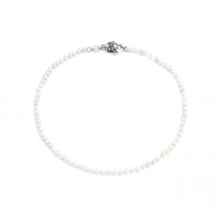 Giovanni Raspini - Collana Margherita - Argento - Perle