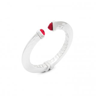 Giovanni Raspini - Bangle Red Blade - Argento - Cristalli