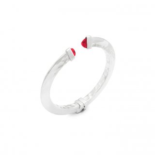 Giovanni Raspini - Bangle Red Blade - Argento - Cristalli
