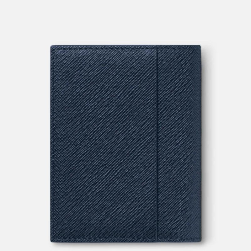 Montblanc - Porta Carte 4 Scomparti - Blu