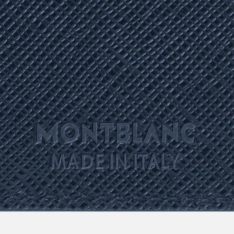 Montblanc - Porta Carte 4 Scomparti - Blu