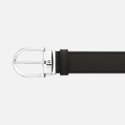 Montblanc - Cintura Reversibile - Pelle Nera/Marrone