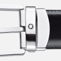 Montblanc - Cintura Reversibile - Pelle Nera/Marrone