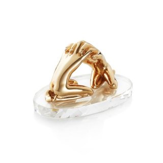 Ottaviani - Scultura Abbraccio - Oro - Cristallo