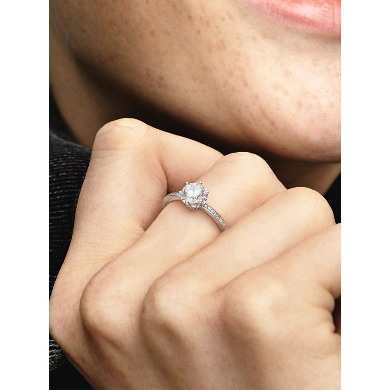 Anello Corona Scintillante