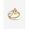 Anello Cuore Linea Sinuosa