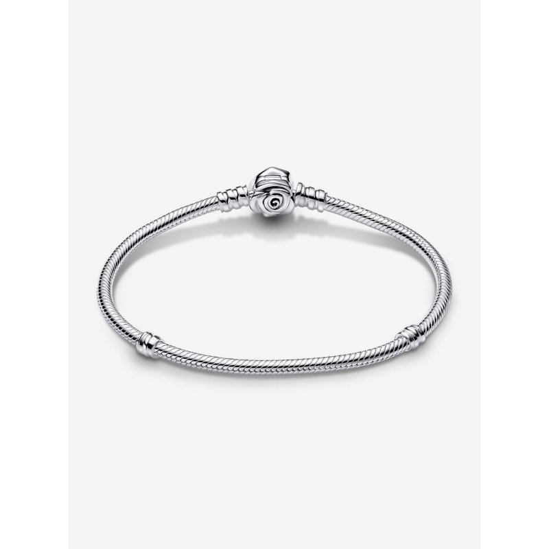 Bracciale Moments Con Chiusura A Rosa