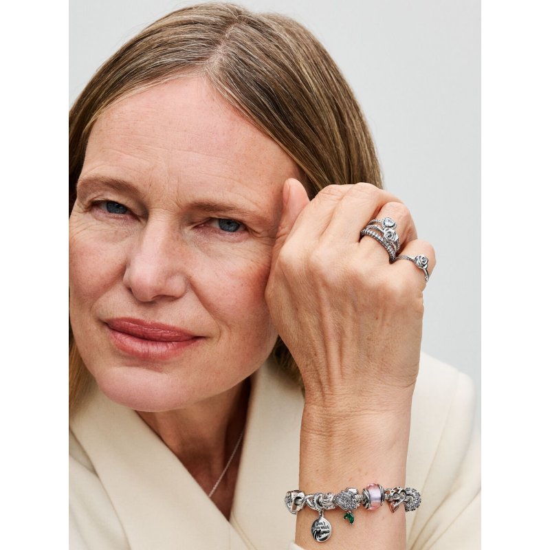 Bracciale Moments Con Chiusura A Rosa