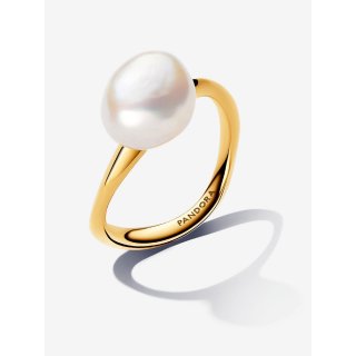 Anello Perla Barocca D’Acqua Dolce Coltivata