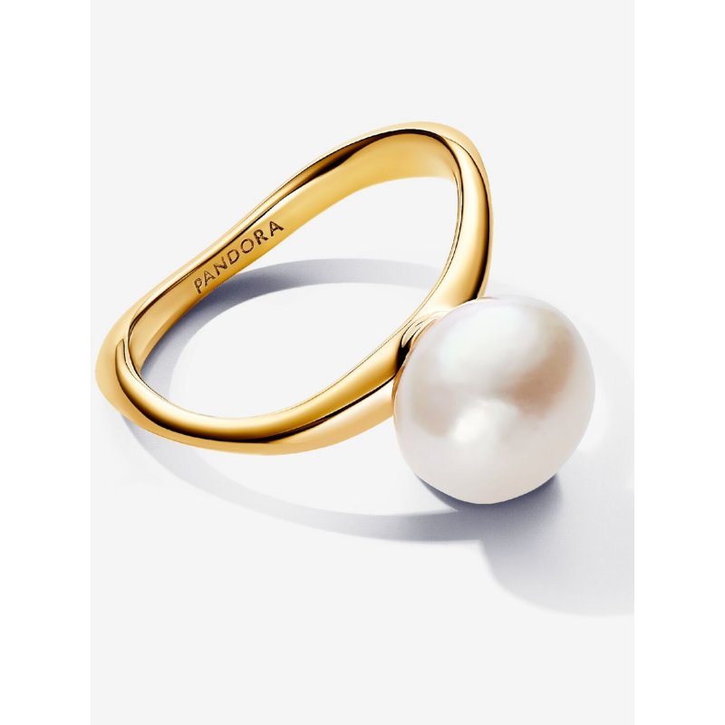 Anello Perla Barocca D’Acqua Dolce Coltivata
