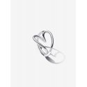 Anello Cuore Linea Sinuosa