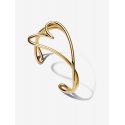 Bracciale Aperto Cuore Linea Sinuosa