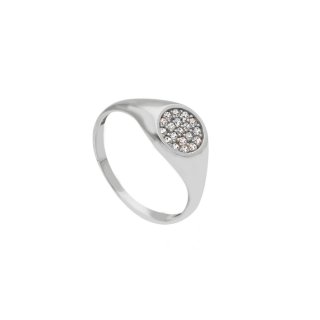 Songa Antonio - Anello Chevalier - Oro Bianco - 18 Ct