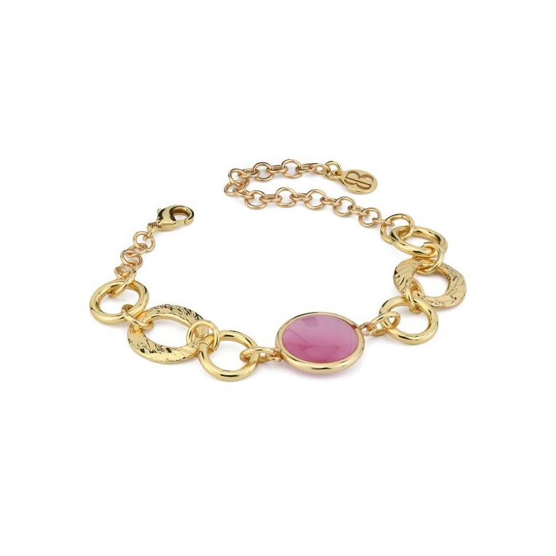 Boccadamo - Bracciale Oro Giallo - Cristallo Rosa
