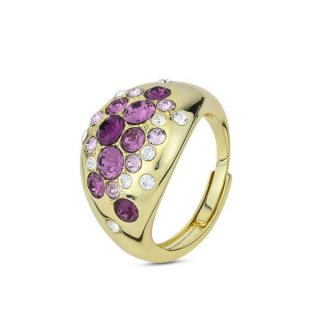 Boccadamo - Anello Xan216Dv - Oro Giallo - Cristalli