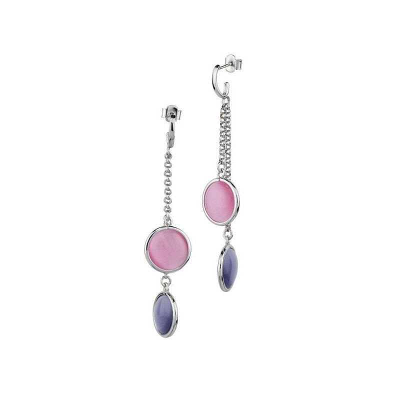 Boccadamo - Orecchini Cristalli - Rosa Chiaro - Viola Scuro