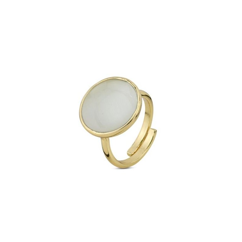 Boccadamo - Anello Oro Giallo - Cristallo Madreperla