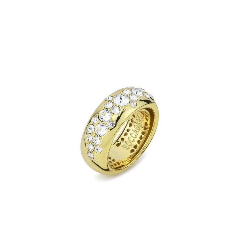 Boccadamo - Anello Cerchio - Oro Giallo - Cristalli