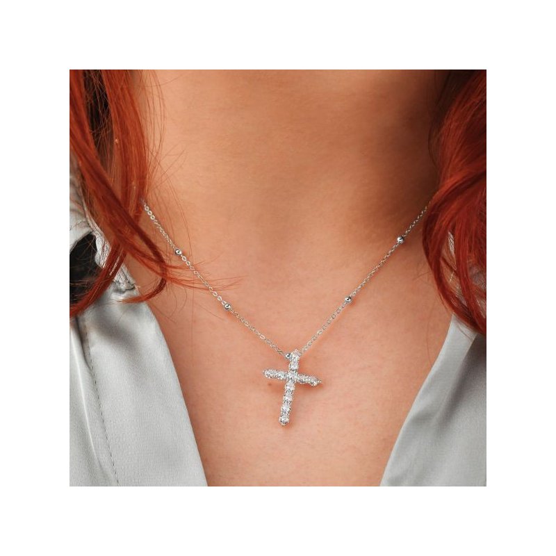 Boccadamo - Collana Gr874D - Oro Giallo - Zirconi