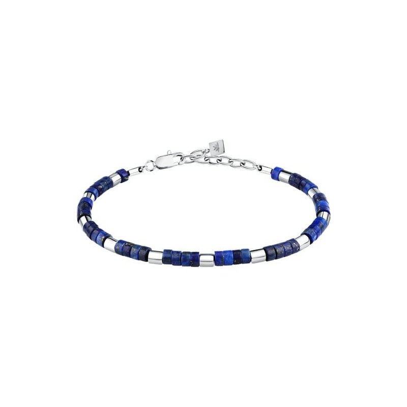 Morellato - Bracciale Pietre Uomo - Acciaio E Blu