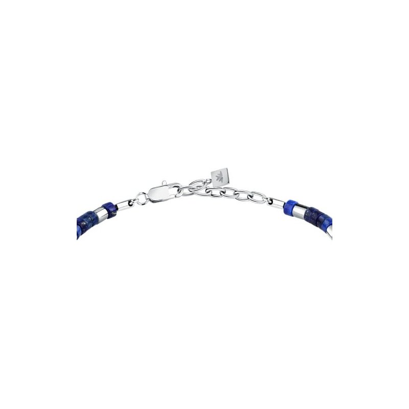 Morellato - Bracciale Pietre Uomo - Acciaio E Blu