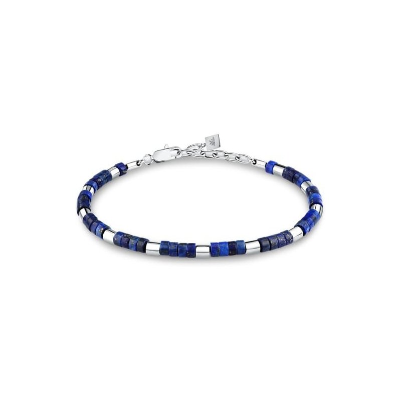 Morellato - Bracciale Pietre Uomo - Acciaio E Blu
