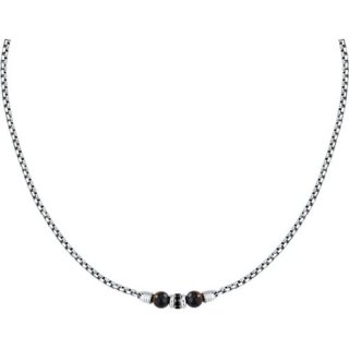 Morellato - Collana Uomo Pietre - Acciaio E Cristalli