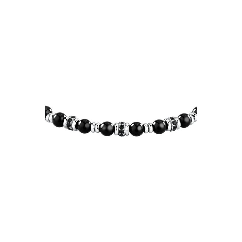 Morellato - Bracciale Uomo Onice Nero - Acciaio