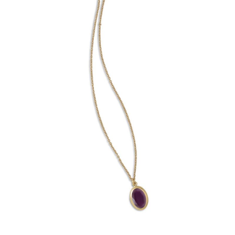 Aquaforte - Collana Caramelle Ovali - Ametista - Oro