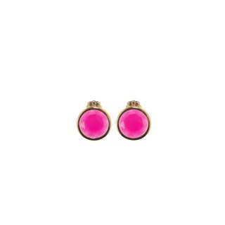 Aquaforte - Orecchini Mignon - Pietra Fucsia - Lucidi