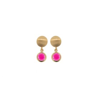 Aquaforte - Orecchini Mignon - Testa Satinata - Fucsia